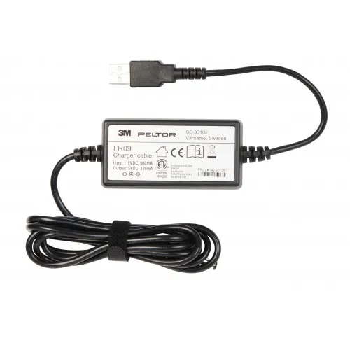 Кабел за зареждане 3M PELTOR FR09 за батерия ACK053