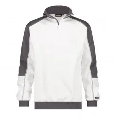 Работен суитшърт DASSY Basiel White/Cement Grey