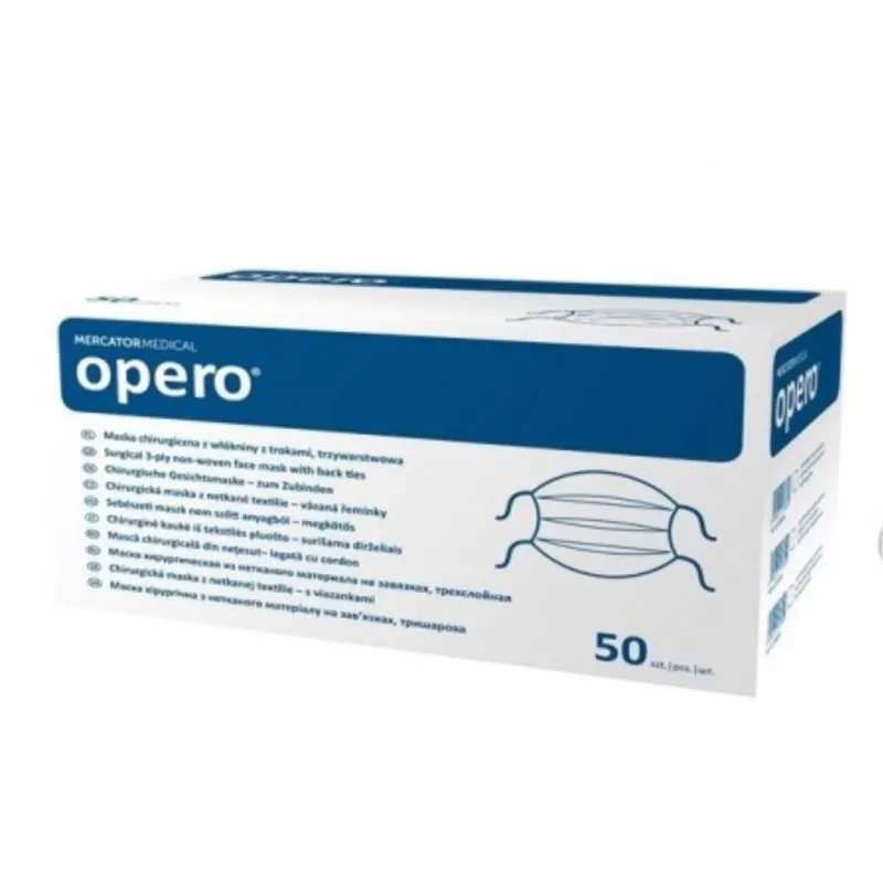 Хирургични маски Opero Green, 50 бр