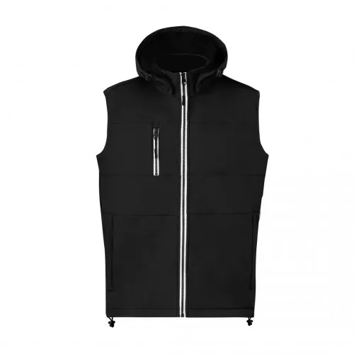 Работен елек Doni Black – здрав, удобен и защитен Softshell елек