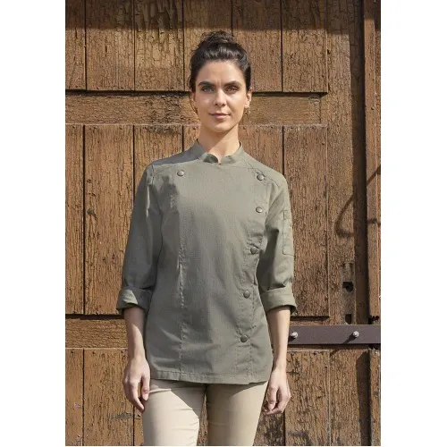 Дамска готварска куртка Jeans Lady Moss green
