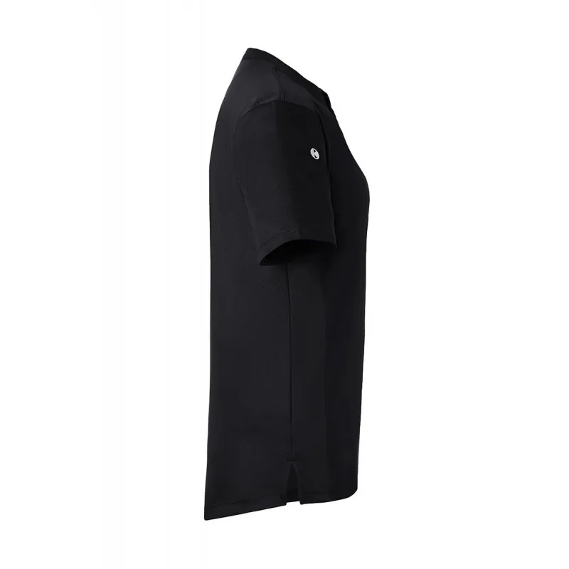Дамска готварска куртка с къс ръкав Performance Black