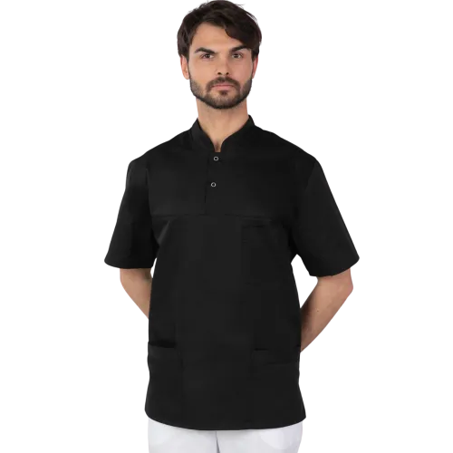 Мъжка медицинска туника Black-M-327-BL-1