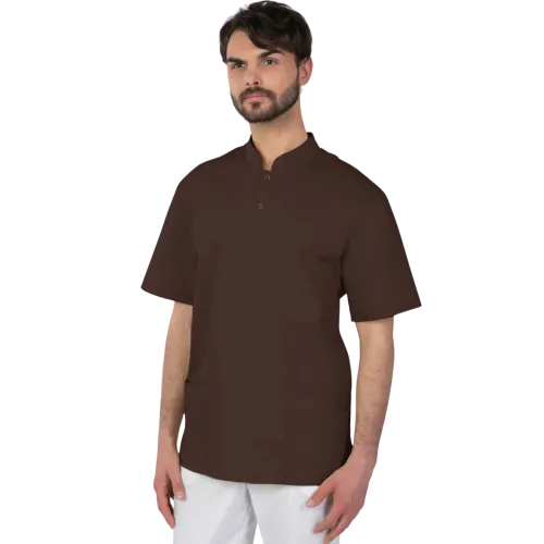 Мъжка медицинска туника Chocolate-M-327-1