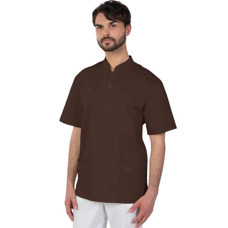 Мъжка медицинска туника Chocolate-M-327-1