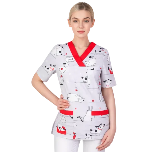 Медицинска туника Dogs and cats