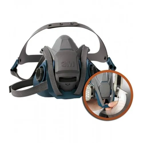 Полумаска 3M 6500QL – Quick Latch, комфорт и защита при тежки условия